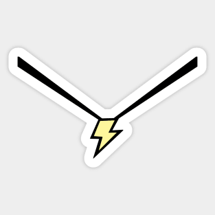 TDRI Lightning bolt necklace's logo Sticker